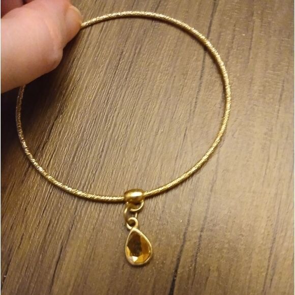 Amber crystal sparkle bracelet‎ - Picture 1 of 2